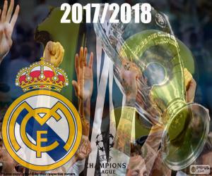 пазл Реал Мадрид, чемпионов 2017-2018